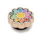 Crocs Jibbitz™ charms Festival Gold Rainbow Daisy